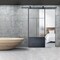 Renin Nation Frosted Glass Metal Barn Door with Installation Hardware Kit 37 in. KMCTNTF-37BL - alternate 2